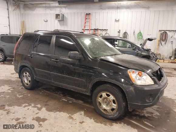 2005 Honda CR-V LX with VIN JHLRD78525C051447, listed as a IAAI auction lot 41554653 with 162,706 mi miles. Bid and sale history available at carsss.com. Image 1.