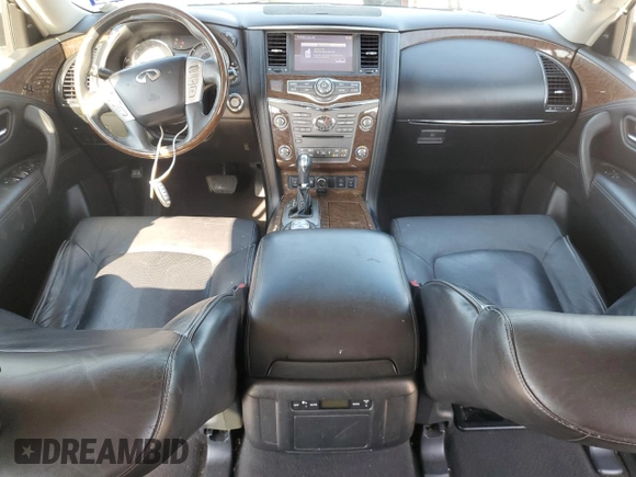2015 Infiniti QX80 with VIN JN8AZ2NE1F9082811, listed as a Copart auction lot 71724744 with 94,112 mi miles and Salvage Title. Bid and sale history available at carsss.com. Image 8.