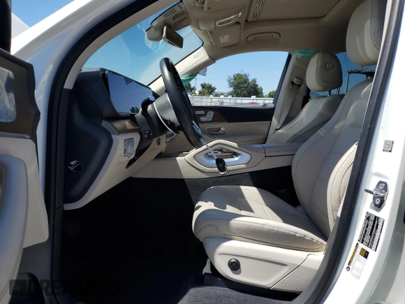2020 Mercedes-Benz GLS with VIN 4JGFF5KE4LA134647, listed as a Copart auction lot 65257493 with 56,189 mi miles. Bid and sale history available at carsss.com. Image 7.