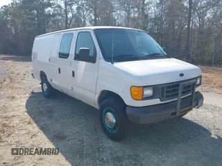 2006 Ford Econoline Cargo Commercial with VIN 1FTNS24W06HB08722, listed as a IAAI auction lot 41377295 with 284,310 mi miles and . Bid and sale history available at DreamBid. Image 1.