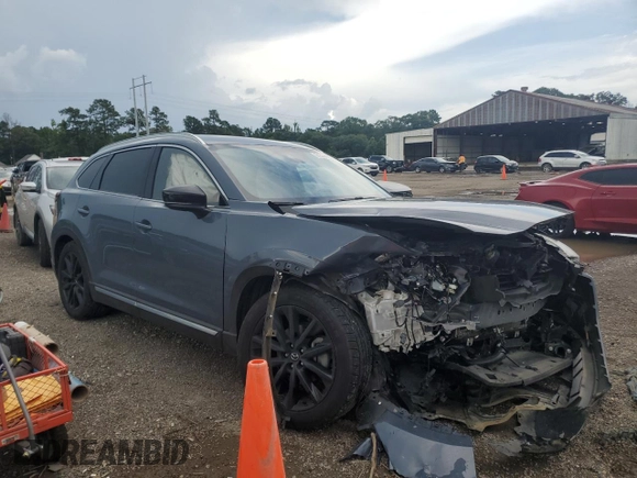 2022 Mazda CX-9 Carbon Edition with VIN JM3TCBDY5N0611396, listed as a Copart auction lot 61354825 with 82,780 mi miles and Salvage title. Bid and sale history available at DreamBid. Image 4.