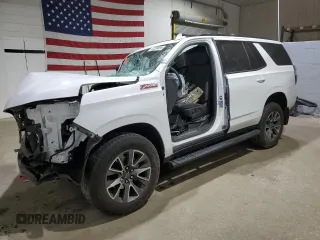 2023 Chevrolet Tahoe Z71 with VIN 1GNSKPKD0PR336725, listed as a Copart auction lot 57289895 with Not provided miles and Salvage title. Bid and sale history available at DreamBid. Image 1.