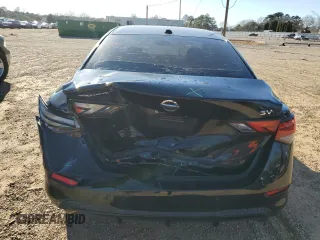 2020 Nissan Sentra SV with VIN 3N1AB8CV1LY217221, listed as a Copart auction lot 48019455 with 60,228 mi miles and Salvage Title. Bid and sale history available at carsss.com. Image 6.