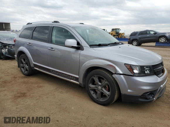 2015 Dodge Journey Crossroad with VIN 3C4PDCGG2FT712660, listed as a Copart auction lot 61984745 with 183,779 mi miles and Clean title. Bid and sale history available at DreamBid. Image 4.