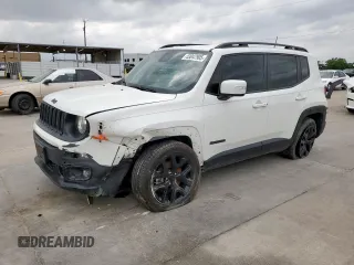 2018 Jeep Renegade Latitude z VIN ZACCJABB9JPH97519, wystawiony jako Copart lot #53047905 z przebiegiem 132 007 mil mil oraz Szkoda całkowita • Salvage title. Historia ofert i sprzedaży dostępna na DreamBid. Obrazek 1.