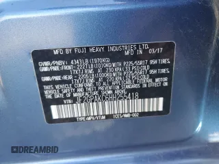 2017 Subaru Crosstrek Limited z VIN JF2GPAKC6HH255418, wystawiony jako Copart lot #44409795 z przebiegiem 50 366 mil mil oraz Szkoda całkowita • Salvage title. Historia ofert i sprzedaży dostępna na DreamBid. Obrazek 12.