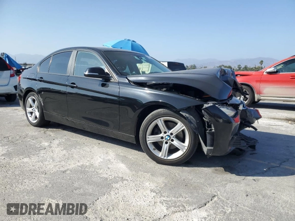 2013 BMW 3 Series 328i with VIN WBA3C1C54DF435198, listed as a Copart auction lot 62025995 with 254,441 mi miles and Salvage title. Bid and sale history available at DreamBid. Image 4.