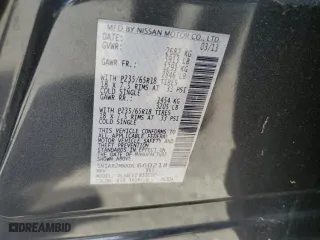 2013 Nissan Pathfinder S with VIN 5N1AR2MNXDC660218, listed as a Copart auction lot 60780014 with 120,667 mi miles and Clean Title. Bid and sale history available at carsss.com. Image 12.