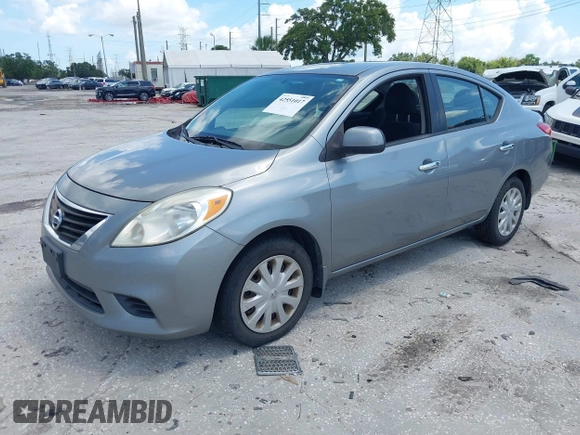 2012 Nissan Versa SV with VIN 3N1CN7AP7CL857736, listed as a IAAI auction lot 42551017 with 237,397 mi miles and . Bid and sale history available at DreamBid. Image 2.