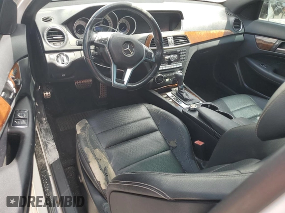 2014 Mercedes-Benz C 250 with VIN WDDGJ4HB5EG197566, listed as a Copart auction lot 53787975 with 124,003 mi miles and Salvage Title. Bid and sale history available at DreamBid. Image 8.