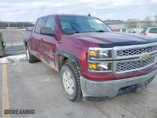 2014 Chevrolet Silverado 1500 LT with VIN 3GCUKRECXEG454259, listed as a IAAI auction lot 41300279 with 152,701 mi miles. Bid and sale history available at carsss.com. Image 1.