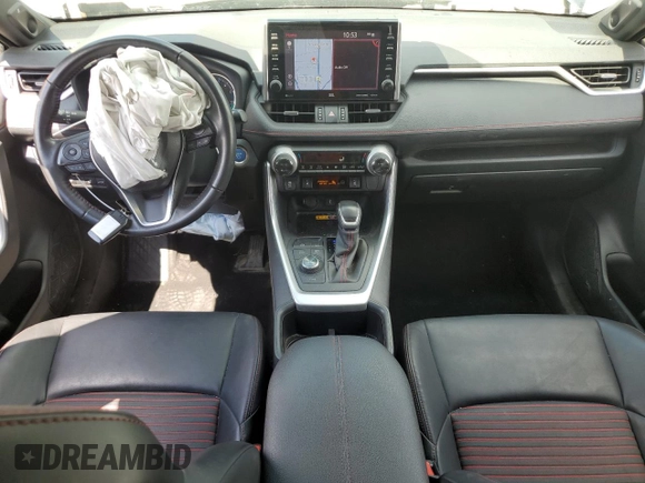 2022 Toyota RAV4 XSE with VIN JTMEB3FV4ND076096, listed as a Copart auction lot 58802695 with 141,543 mi miles and Salvage title. Bid and sale history available at DreamBid. Image 8.