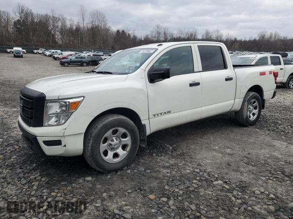2021 Nissan Titan S with VIN 1N6AA1EC7MN504268, listed as a Copart auction lot 83965704 with 91,081 mi miles and Clean title. Bid and sale history available at DreamBid. Image 1.