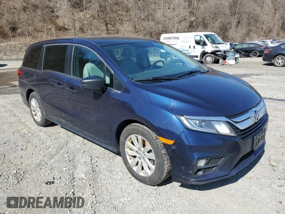 2019 Honda Odyssey LX with VIN 5FNRL6H23KB045204, listed as a Copart auction lot 48678895 with 212,589 mi miles and Clean Title. Bid and sale history available at DreamBid. Image 4.