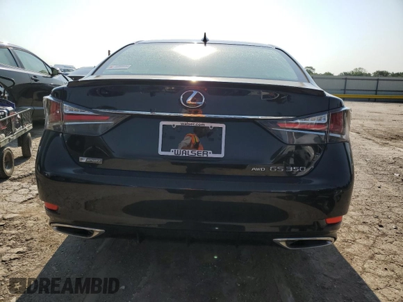 2017 Lexus GS 350 with VIN JTHCZ1BLXHA007106, listed as a Copart auction lot 60159025 with Not provided miles and Salvage title. Bid and sale history available at DreamBid. Image 6.