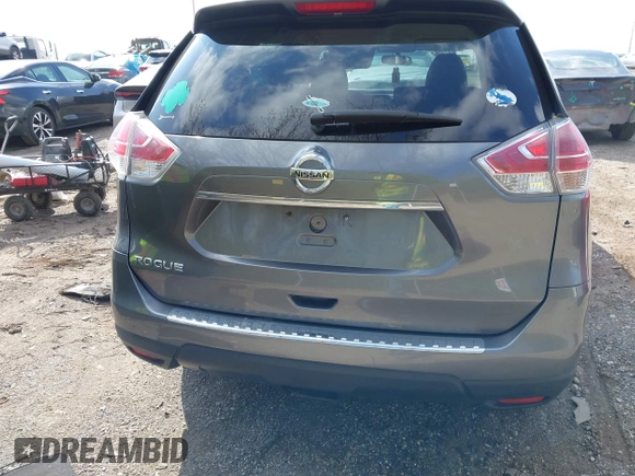 2016 Nissan Rogue S with VIN KNMAT2MT4GP661530, listed as a IAAI auction lot 42011341 with 107,498 mi miles and . Bid and sale history available at DreamBid. Image 16.