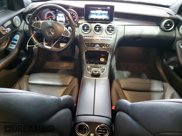 2016 Mercedes-Benz C 450 AMG with VIN 55SWF6EB4GU124353, listed as a Copart auction lot 61835685 with 85,125 mi miles and Salvage title. Bid and sale history available at DreamBid. Image 8.
