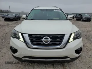 2017 Nissan Pathfinder Platinum with VIN 5N1DR2MN8HC645395, listed as a Copart auction lot 80670894 with 137,091 mi miles and Salvage Title. Bid and sale history available at carsss.com. Image 5.