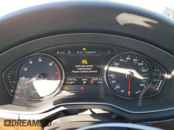 2018 Audi A5 Sportback Premium Plus with VIN WAUENCF5XJA067760, listed as a Copart auction lot 37742704 with 37,419 mi miles. Bid and sale history available at carsss.com. Image 9.