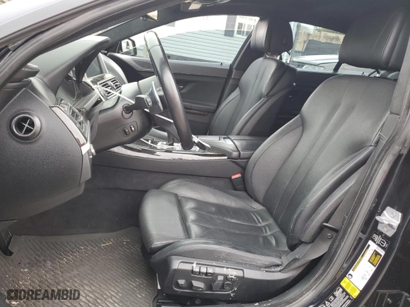 2014 BMW 6 Series 640i xDrive with VIN WBA6B8C51ED452692, listed as a Copart auction lot 72366124 with 123,101 mi miles and Salvage Title. Bid and sale history available at carsss.com. Image 7.