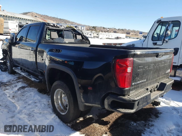 2024 Chevrolet Silverado 3500HD High Country with VIN 1GC4YVEY8RF110830, listed as a Copart auction lot 42231295 with 94,035 mi miles and Salvage title. Bid and sale history available at DreamBid. Image 2.