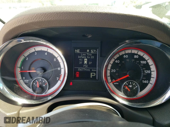 2013 Dodge Durango Crew with VIN 1C4RDHDG4DC698800, listed as a Copart auction lot 51002525 with 156,774 mi miles and Salvage Title. Bid and sale history available at carsss.com. Image 9.