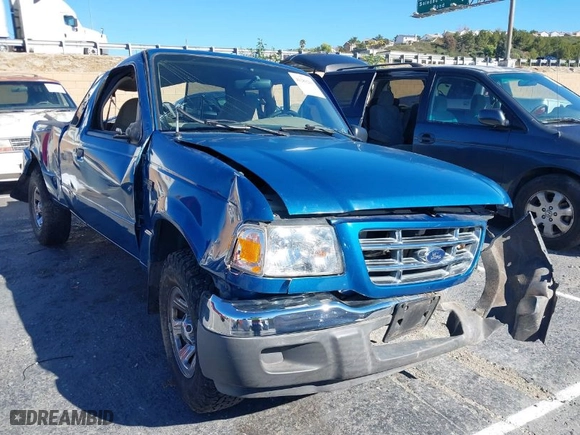 2002 Ford Ranger XL with VIN 1FTYR14U52PA18158, listed as a IAAI auction lot 41289210 with 89,255 mi miles. Bid and sale history available at carsss.com. Image 1.