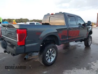 2021 Ford F-250 XL with VIN 1FT7W2BN2MEC60815, listed as a IAAI auction lot 40687023 with 90,282 mi miles and . Bid and sale history available at DreamBid. Image 4.
