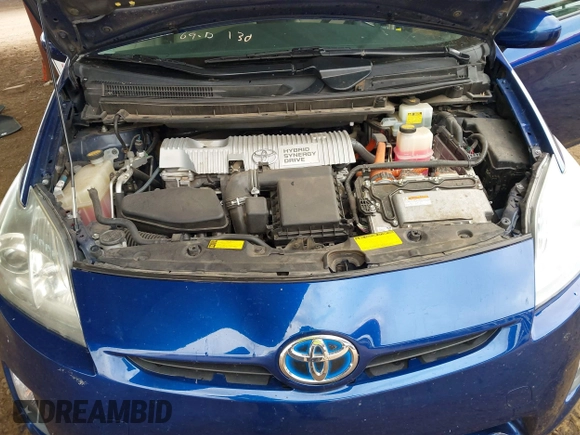 2011 Toyota Prius I with VIN JTDKN3DU2B0261397, listed as a IAAI auction lot 41955885 with 189,938 mi miles and . Bid and sale history available at DreamBid. Image 10.