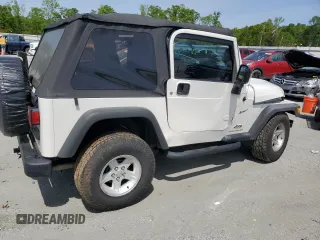 2005 Jeep Wrangler X with VIN 1J4FA39S75P332586, listed as a Copart auction lot 53334725 with 96,728 mi miles and Salvage title. Bid and sale history available at DreamBid. Image 3.
