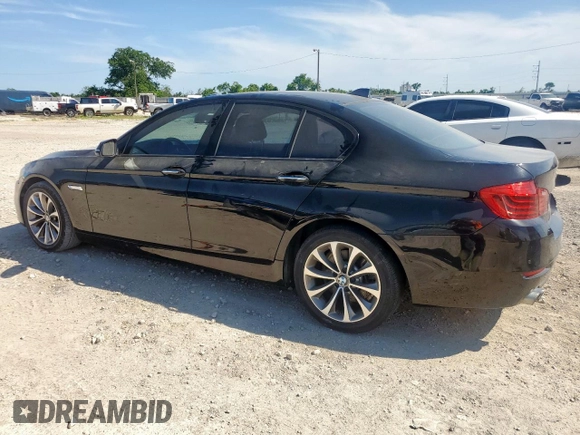2015 BMW 5 Series 528i z VIN WBA5A5C51FD516809, wystawiony jako Copart lot #57714025 z przebiegiem 135 554 mil mil oraz Czysty tytuł • Clean title. Historia ofert i sprzedaży dostępna na DreamBid. Obrazek 2.