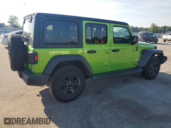 2019 Jeep Wrangler Unlimited Sport с VIN 1C4HJXDG3KW568971, выставлен на аукционе Copart как лот 61813995 с пробегом 80 397 миль миль и Списание • Salvage title. История ставок и продаж доступна на DreamBid. Изображение 3.
