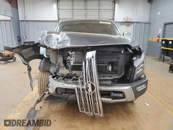 2024 Nissan Titan Pro-4X with VIN 1N6AA1ED5RN111708, listed as a Copart auction lot 42356375 with 31,487 mi miles and Salvage title. Bid and sale history available at DreamBid. Image 5.