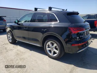 2022 Audi Q5 Premium with VIN WA1ABAFY0N2123790, listed as a Copart auction lot 51836824 with 27,745 mi miles and Salvage title. Bid and sale history available at DreamBid. Image 2.