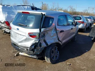 2020 Ford EcoSport S with VIN MAJ6S3FL3LC313897, listed as a IAAI auction lot 41863286 with 29,241 mi miles and . Bid and sale history available at DreamBid. Image 4.