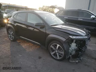 2018 Hyundai Kona Ultimate with VIN KM8K53A5XJU172306, listed as a Copart auction lot 82369434 with 42,666 mi miles and Salvage Title. Bid and sale history available at carsss.com. Image 4.