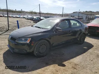 2011 Volkswagen Jetta Sedan SE w/Convenience & Sunroof with VIN 3VWDX7AJ0BM349184, listed as a Copart auction lot 49709535 with 231,832 mi miles and Clean Title. Bid and sale history available at carsss.com. Image 1.