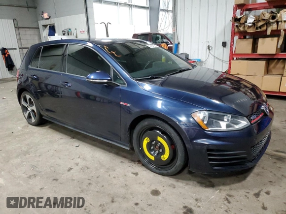 2017 Volkswagen Golf GTI S with VIN 3VW5T7AU9HM001239, listed as a Copart auction lot 39484904 with 84,472 mi miles and Salvage Title. Bid and sale history available at carsss.com. Image 4.