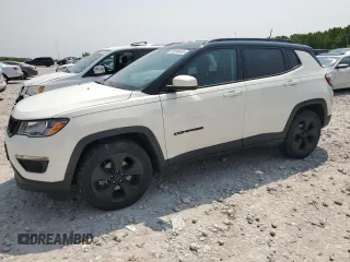 2020 Jeep Compass Latitude with VIN 3C4NJCBB1LT176727, listed as a Copart auction lot 58246445 with 69,668 mi miles and Non repairable. Bid and sale history available at DreamBid. Image 1.