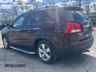 2012 Kia Sorento EX with VIN 5XYKUCA68CG220857, listed as a Copart auction lot 46635505 with 129,151 mi miles and Clean Title. Bid and sale history available at carsss.com. Image 3.