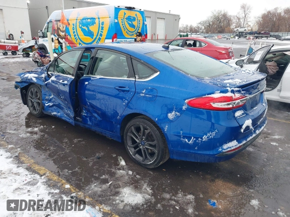 2018 Ford Fusion SE with VIN 3FA6P0HD8JR204274, listed as a IAAI auction lot 41194622 with 71,556 mi miles. Bid and sale history available at carsss.com. Image 3.