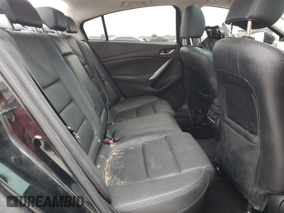 2017 Mazda Mazda6 Touring with VIN JM1GL1V53H1105492, listed as a Copart auction lot 89200735 with 0 mi miles and Salvage Title. Bid and sale history available at carsss.com. Image 10.
