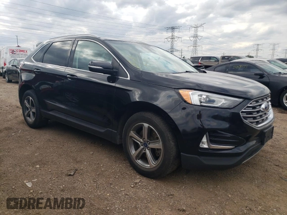 2020 Ford Edge SEL with VIN 2FMPK4J90LBA17571, listed as a Copart auction lot 60316135 with 92,546 mi miles and Salvage title. Bid and sale history available at DreamBid. Image 4.