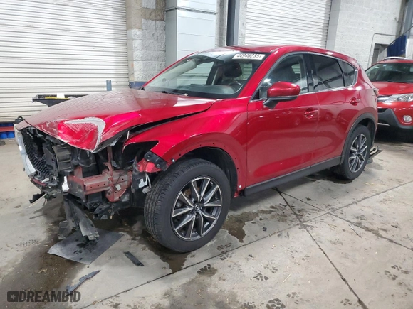 2017 Mazda CX-5 Grand Touring with VIN JM3KFBDL2H0108193, listed as a Copart auction lot 44946235 with 128,607 mi miles and Salvage Title. Bid and sale history available at carsss.com. Image 1.