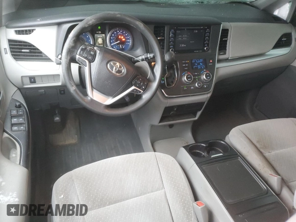 2019 Toyota Sienna LE with VIN 5TDJZ3DC0KS219184, listed as a Copart auction lot 88026925 with 127,430 mi miles and Salvage Title. Bid and sale history available at carsss.com. Image 8.