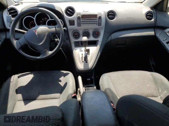 2010 Pontiac Vibe 1SA with VIN 5Y2SP6E86AZ414421, listed as a Copart auction lot 53953625 with 221,421 mi miles and Salvage title. Bid and sale history available at DreamBid. Image 8.