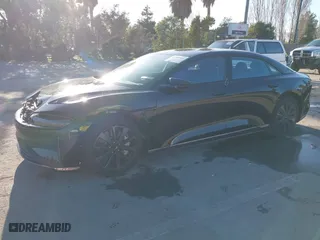 2025 Lucid Air Pure with VIN 50EA1PGA7SA004788, listed as a IAAI auction lot 41518561 with 1,872 mi miles. Bid and sale history available at carsss.com. Image 2.