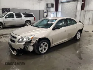 2013 Chevrolet Malibu LS with VIN 1G11B5SAXDF152896, listed as a Copart auction lot 49136065 with Not Provided miles and Salvage Title. Bid and sale history available at DreamBid. Image 1.