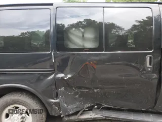 2015 Chevrolet Express Passenger LS with VIN 1GAWGPFG0F1141701, listed as a Copart auction lot 62818685 with 63,219 mi miles and Salvage title. Bid and sale history available at DreamBid. Image 11.