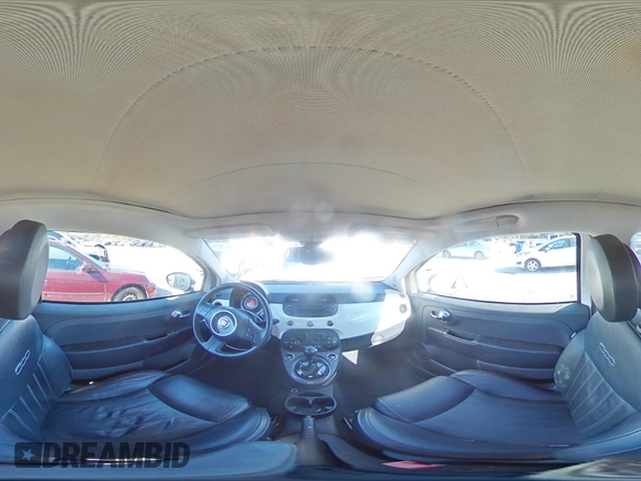 2012 FIAT 500 Lounge with VIN 3C3CFFER3CT339837, listed as a Copart auction lot 50034515 with 40,552 mi miles and Salvage title. Bid and sale history available at DreamBid. Image 14.
